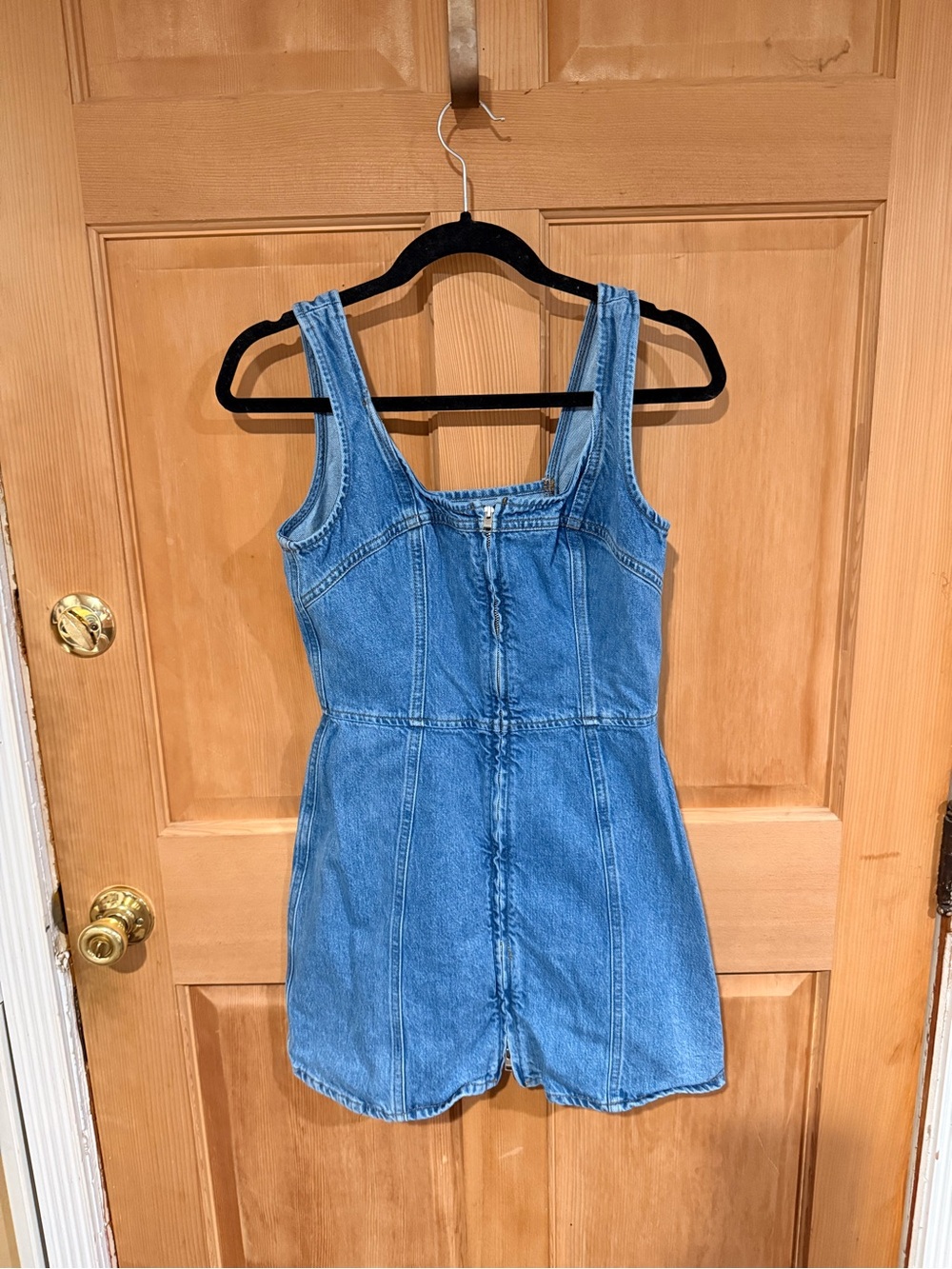 Frame Denim Zip-Front Dress, size 4